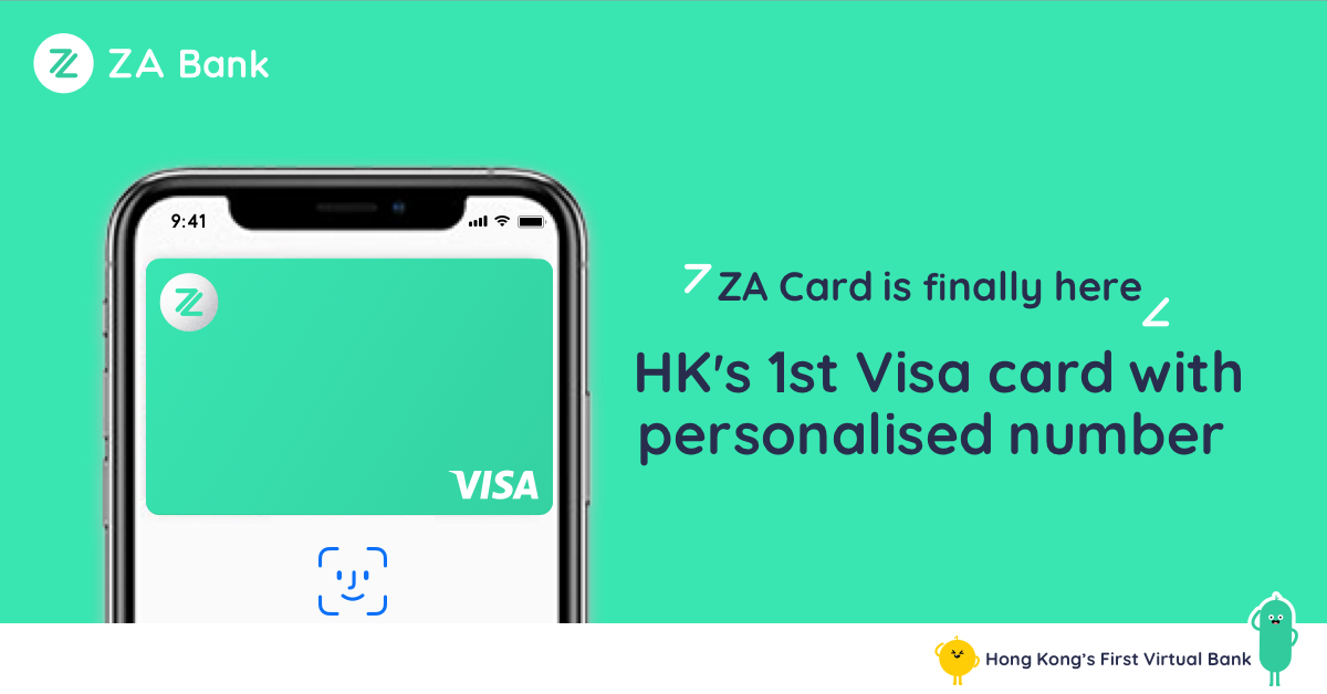 【ZA Bank】 ZA Card is here!