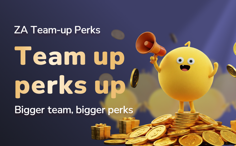 Want lower trading costs? ZA Team-up Perks helps!