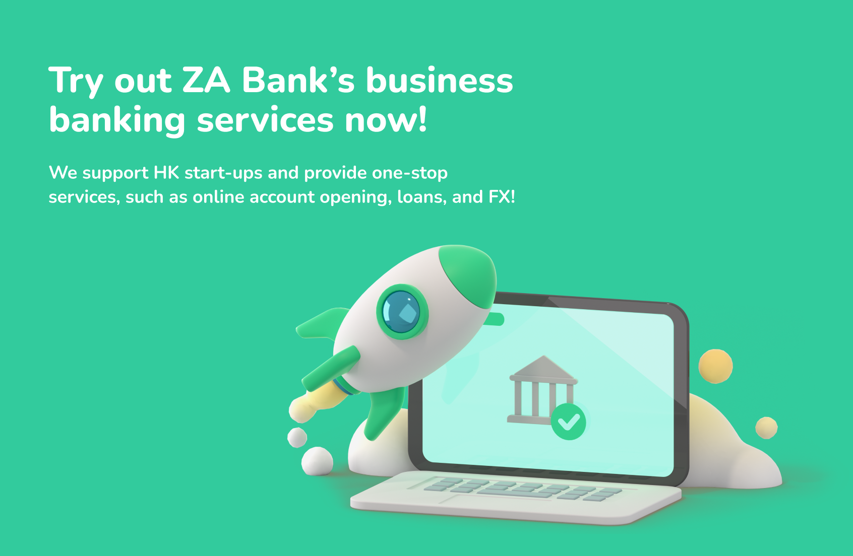 Try out ZA Bank’s Business Banking services now! 🚀