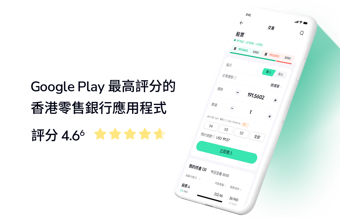 美股交易| 同一隻股票更低的佣金！ - ZA Bank