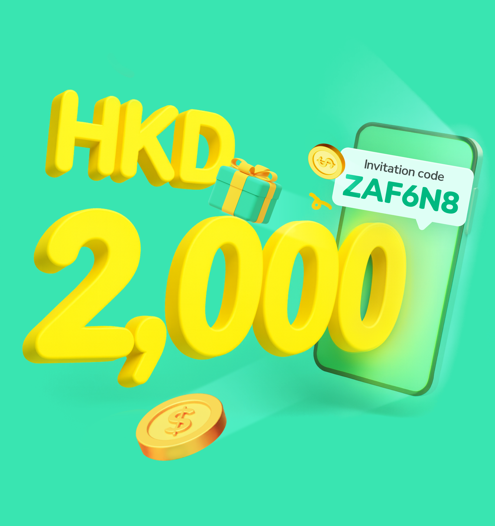 Newbie Rewards | Earn rewards worth HKD 2,000 in total